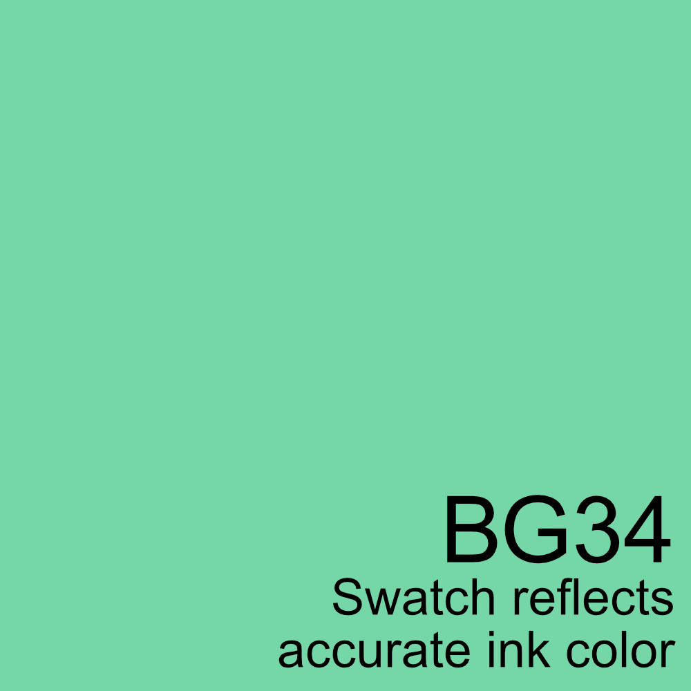 BG34 - Copic Sketch Marker Horizon Green — Violeta Ink